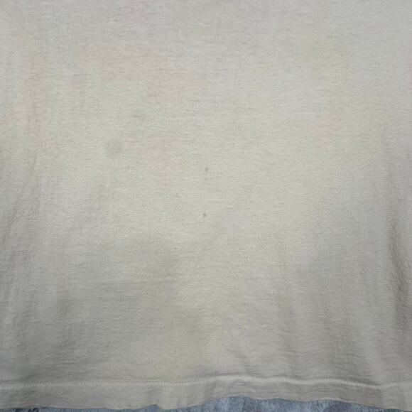 Distressed Vintage 1994 Aztec Navajo Horseman Motif Cream Longsleeve Shirt SizeL - Picture 4 of 7